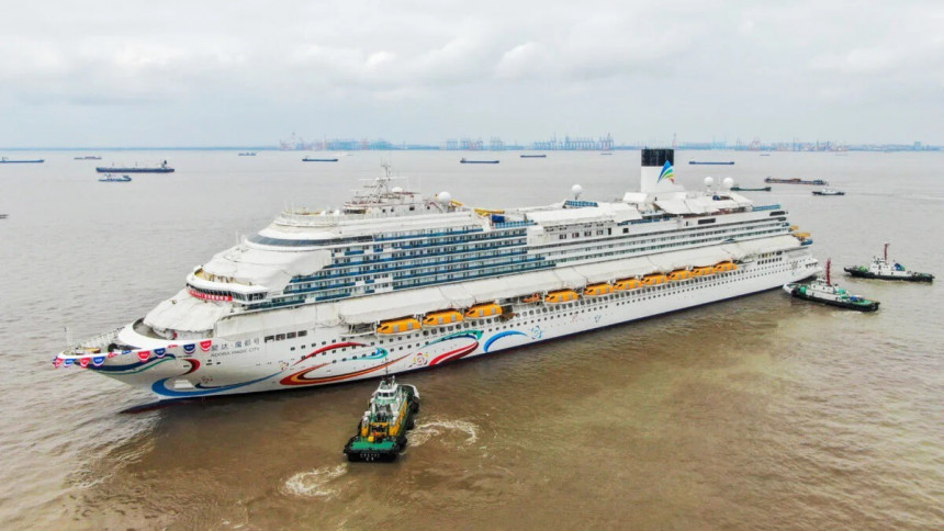 China ingresa al mundo de los grandes cruceros marítimos